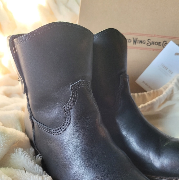 Red Wing Shoes Black Ankle Boots - Picture 6 of 16